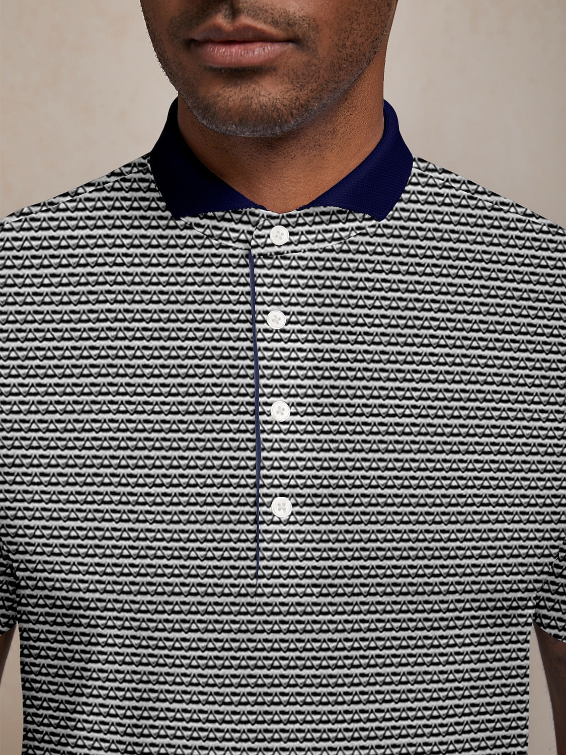 Polo uomo Not So Classic con colletto a costine e protezione UPF50+