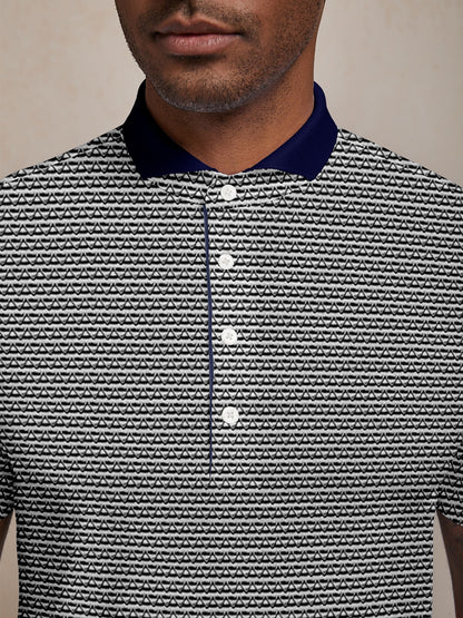 Polo uomo Not So Classic con colletto a costine e protezione UPF50+