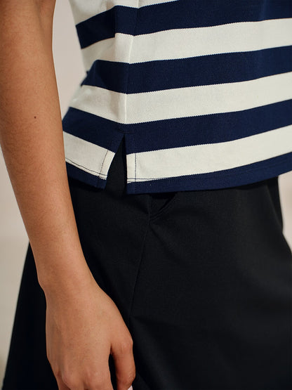 Navycore Short Sleeve V-Neck Pique Golf Shirt