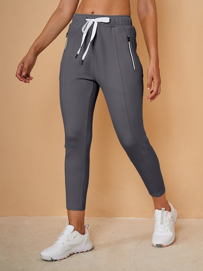 Golfmode Damen Capri-Jogginghose mit Kordelzug