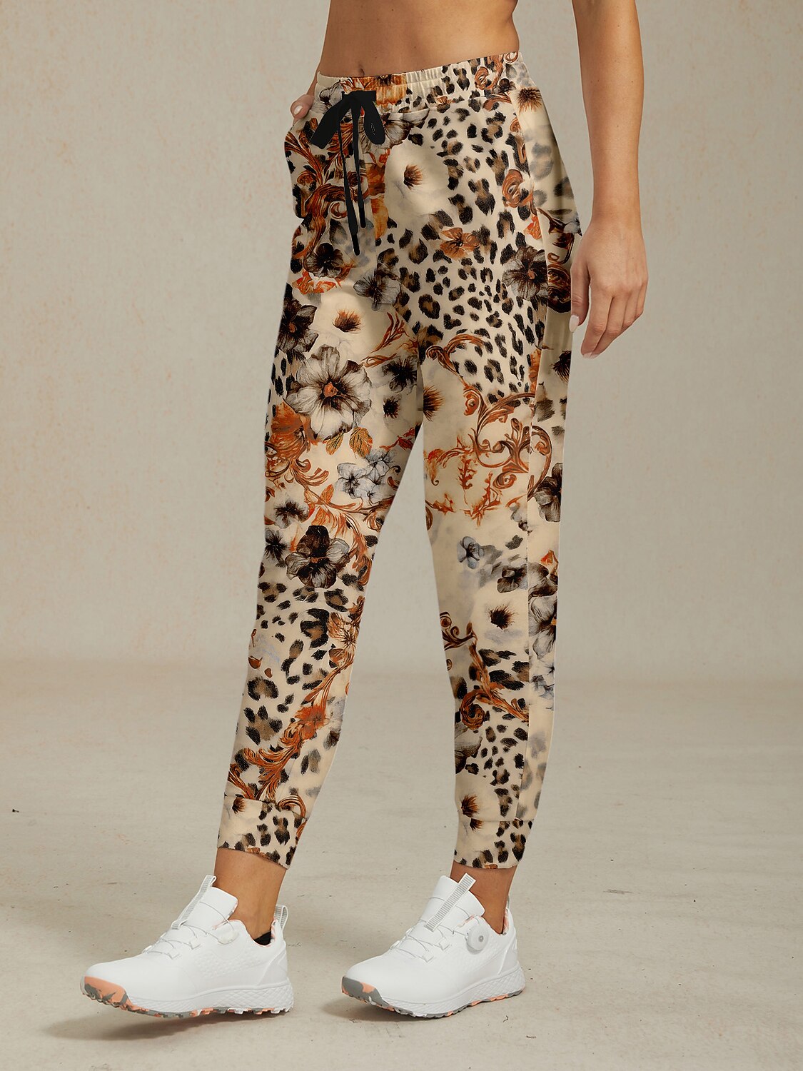 Wildlife Party 26.5 Inch Drawstring Ankle Pants