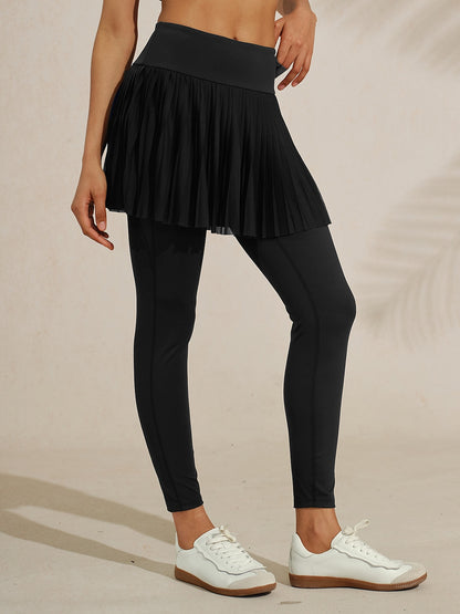 More Than Basic 37 Inch Pleated Mesh Skeggings
