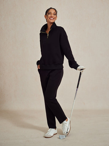 UltraSoft Long Sleeve Quarterzip Sweatshirt