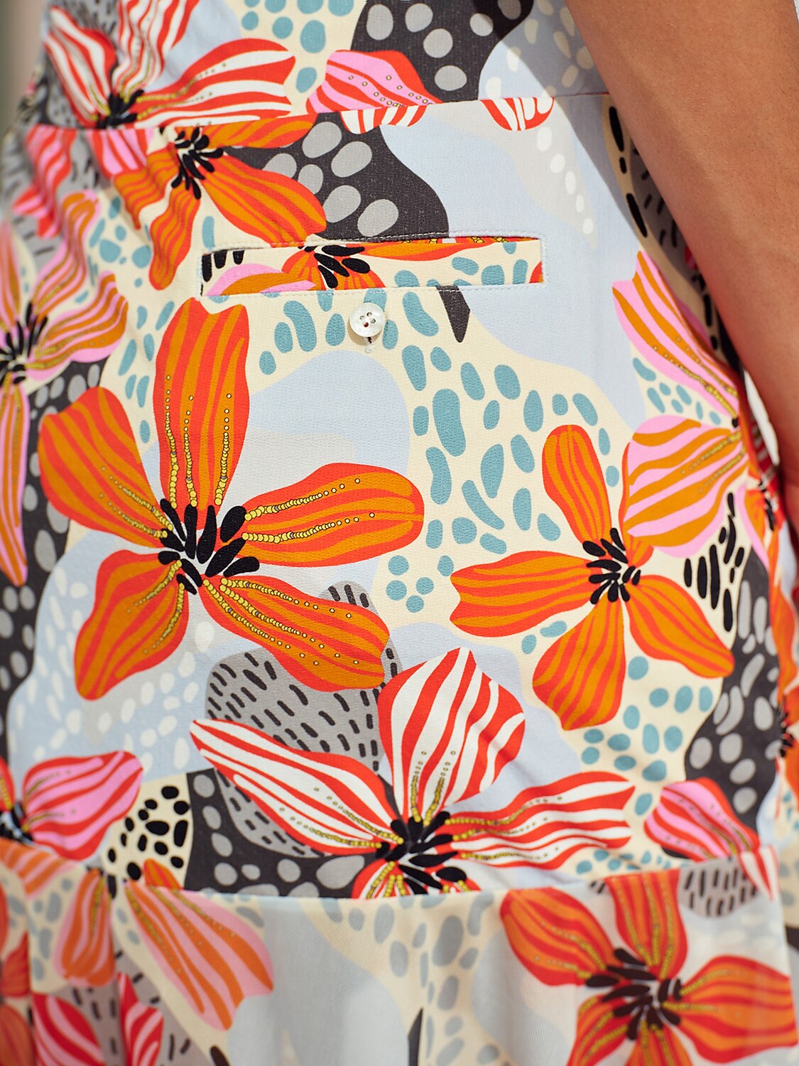 Premium 19 Inch A-Line Ruffle Skort UPF50+