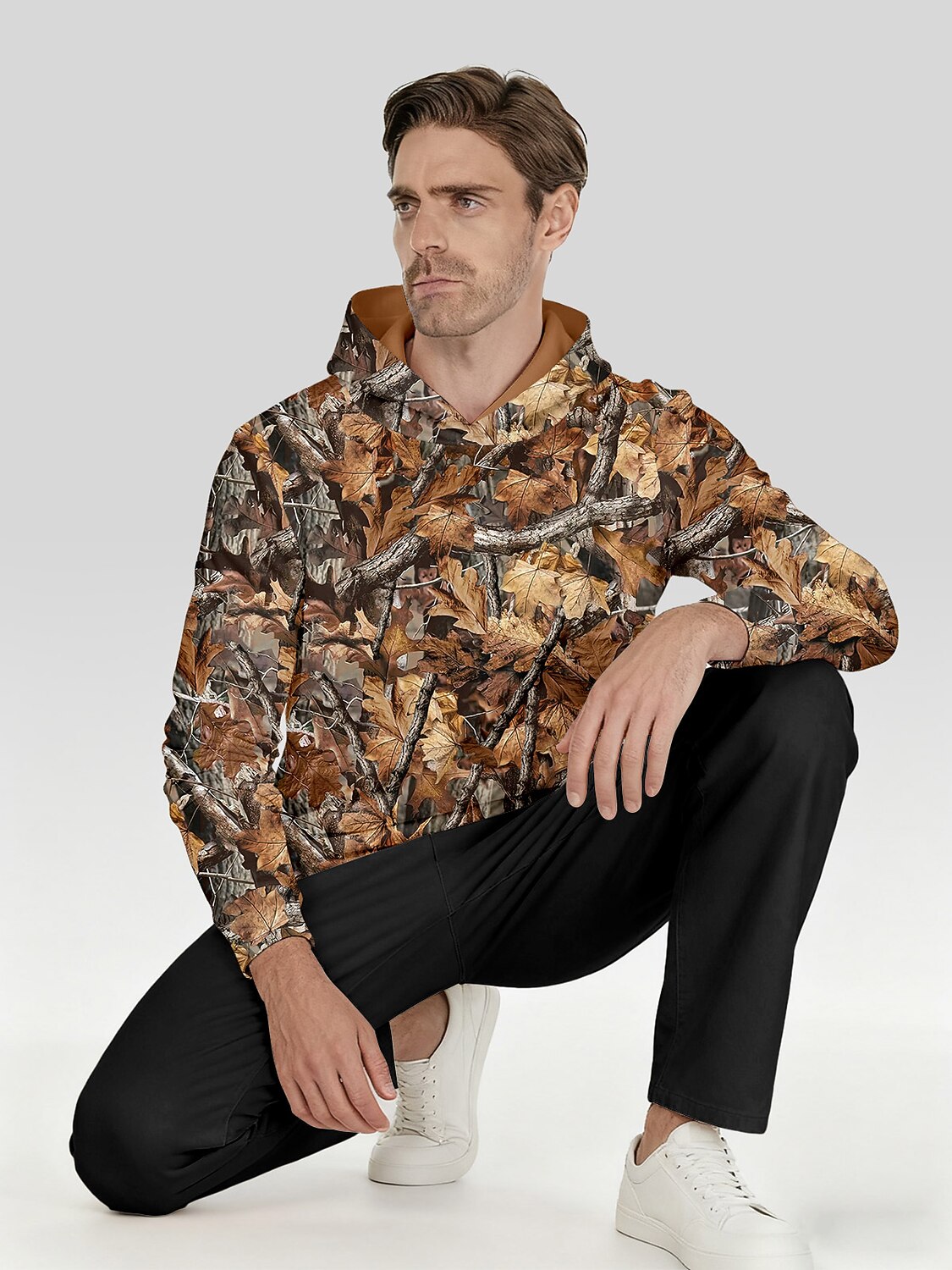 Inked Skins Men's Golf Hooded Sweatshirt