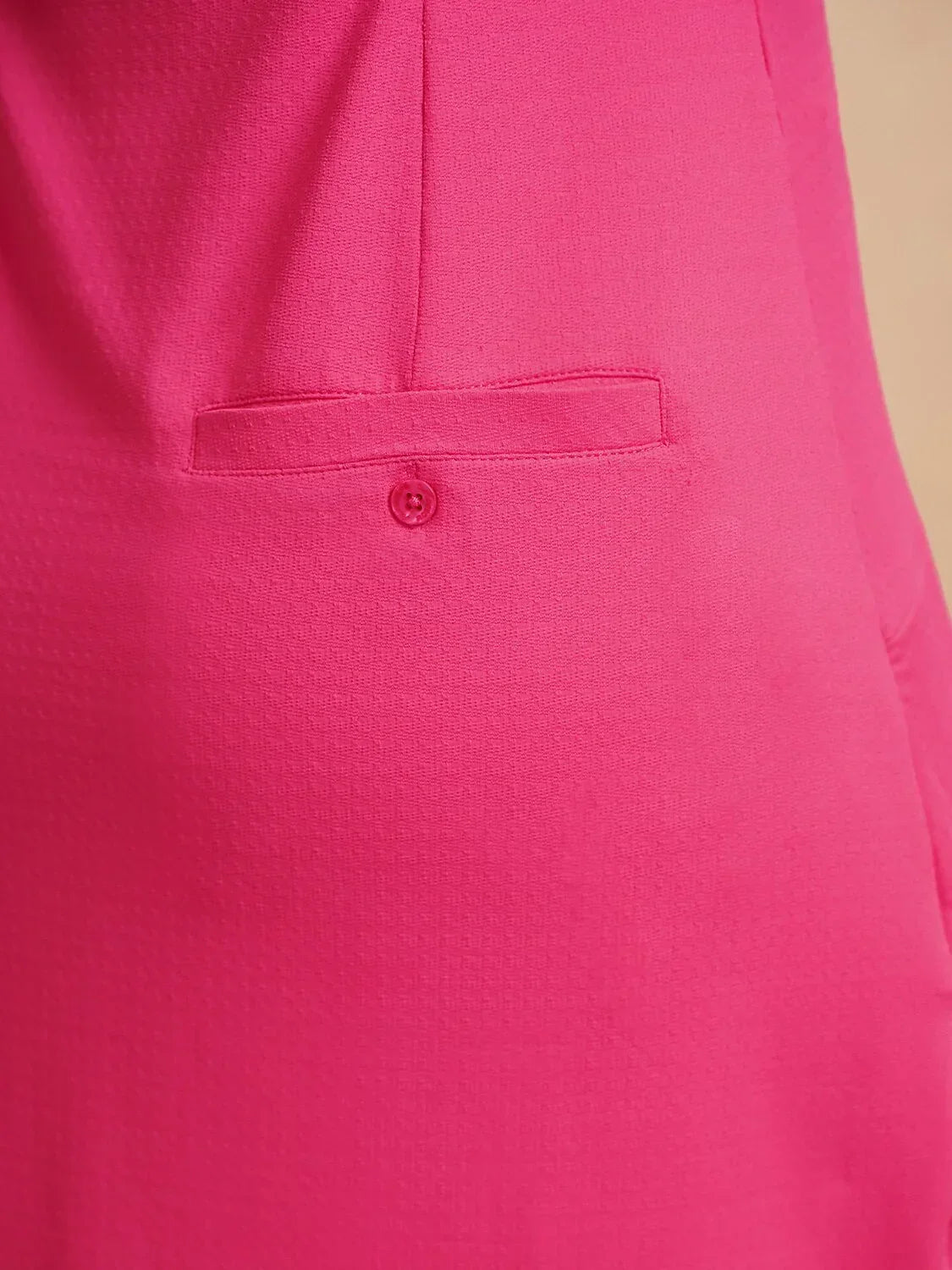 Premium Vestido sin mangas asimétrico con ribete de 36.5 pulgadas UPF50+