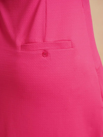 Premium Vestido sin mangas asimétrico con ribete de 36.5 pulgadas UPF50+