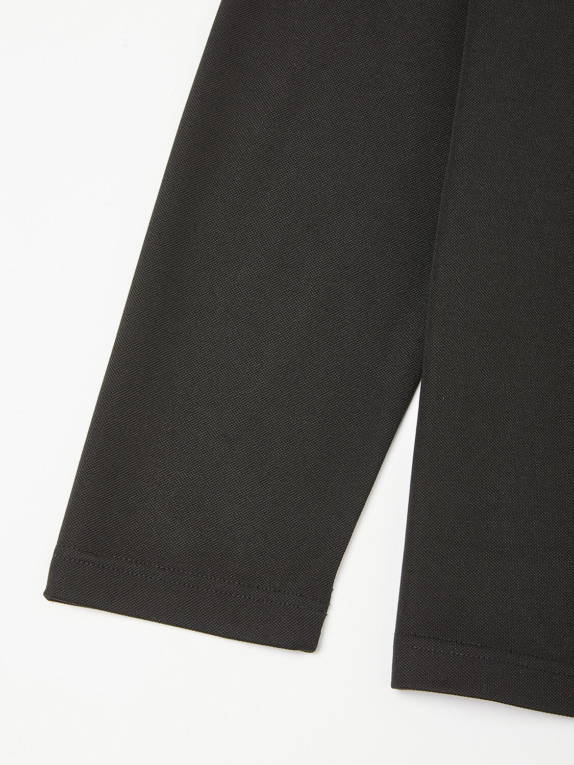 Aqua Wool Camisa Polo de Manga Larga para Hombre con Botones a Presión