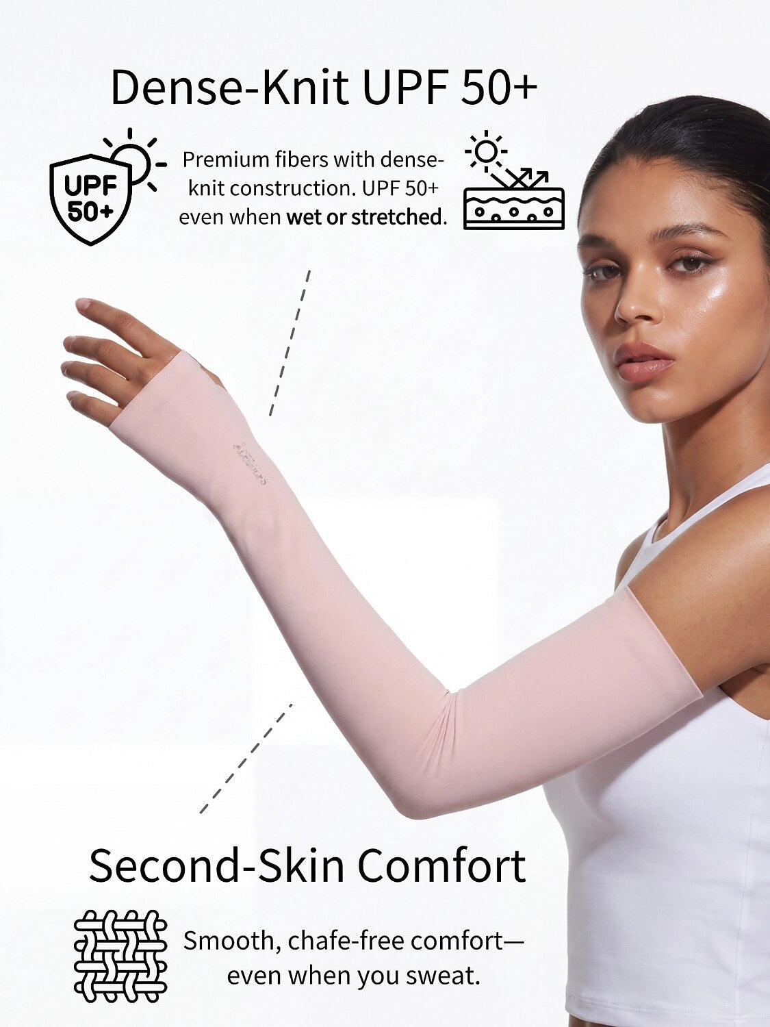UltraSoft Silk Touch Arm Sleeves UPF50+