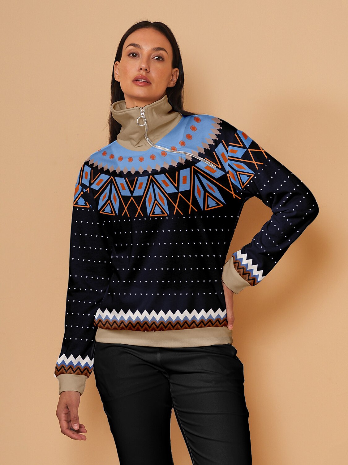 Bold Baroque Golf Sweatshirt