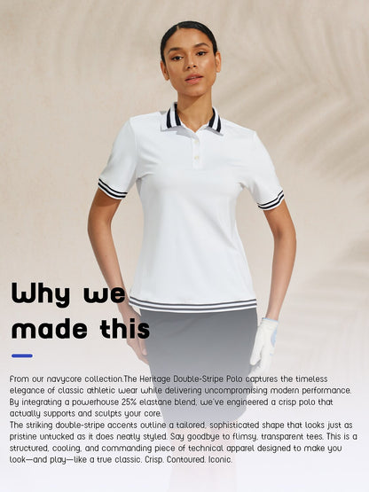 Navycore Short Sleeve Polo Top UPF50+