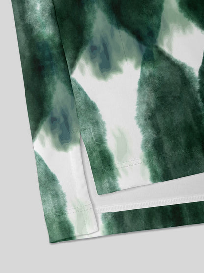 Inked Skins Men's Ribbed Collar Polo Top UPF50+