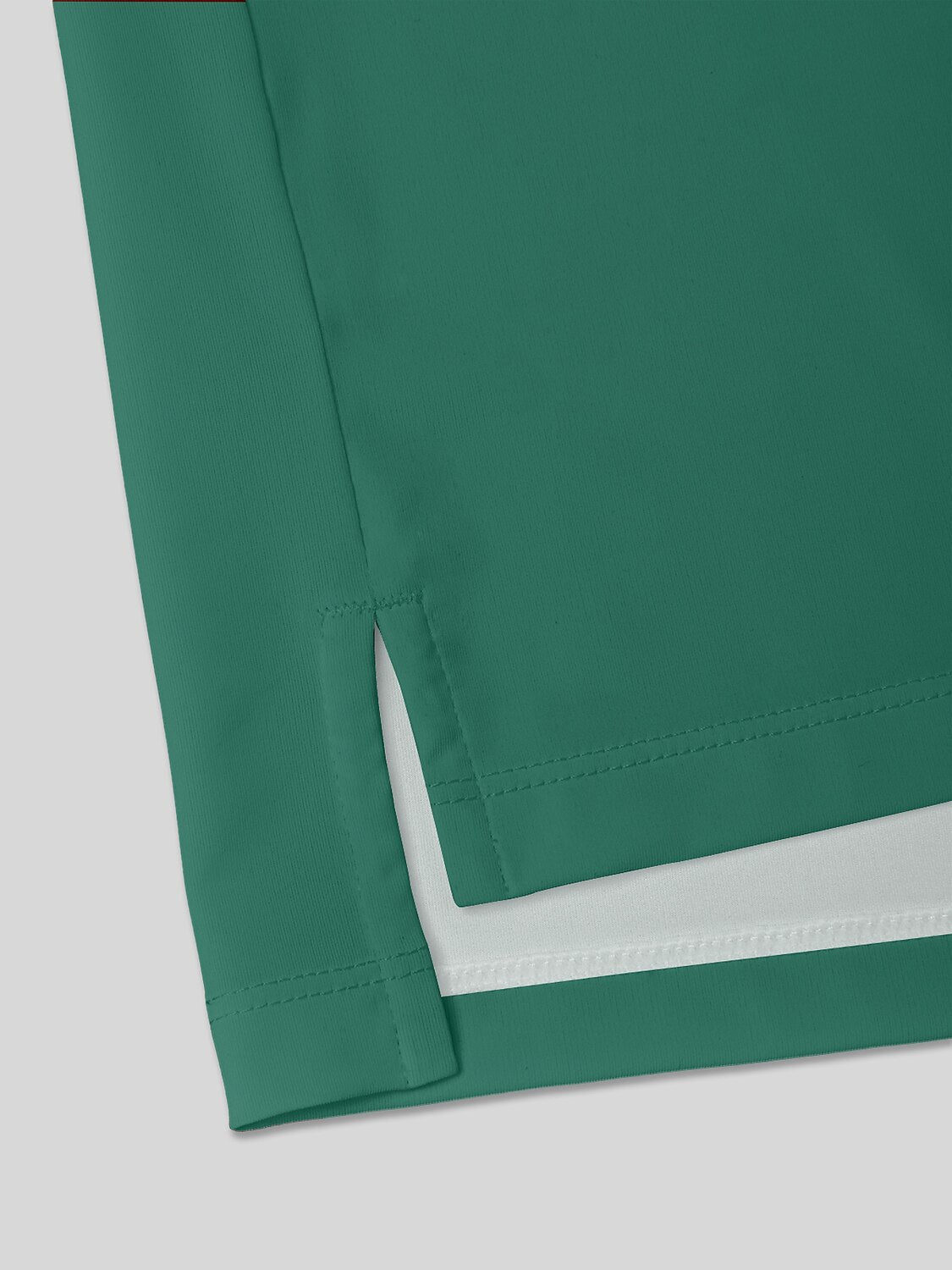 ボールドバロック メンズ リブ襟ポロシャツ UPF50+