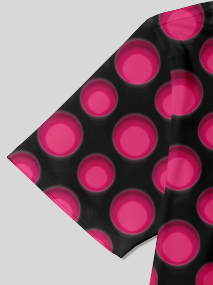 Hyper-prep Men's Ribbed Collar Polo Top UPF50+