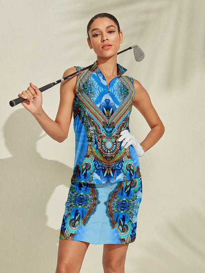 Pretty Feminine Golf Shirt Quarterzip UPF50+