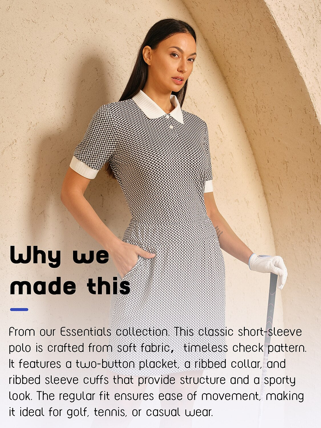 Navycore Short Sleeve Texture Golf Polo Shirt