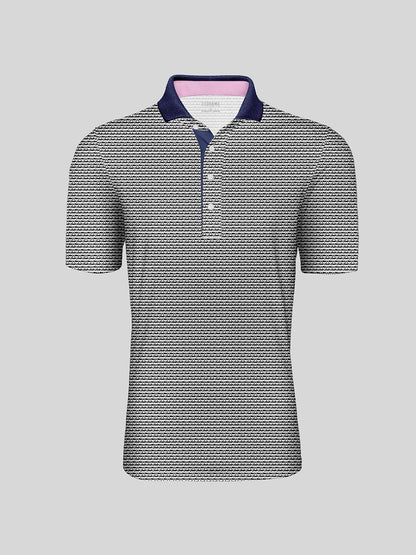 Polo uomo Not So Classic con colletto a costine e protezione UPF50+