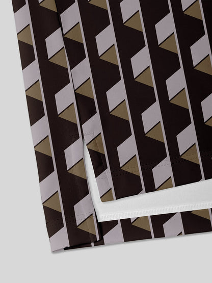 Polo da uomo con collo a costine non così classico UPF50+