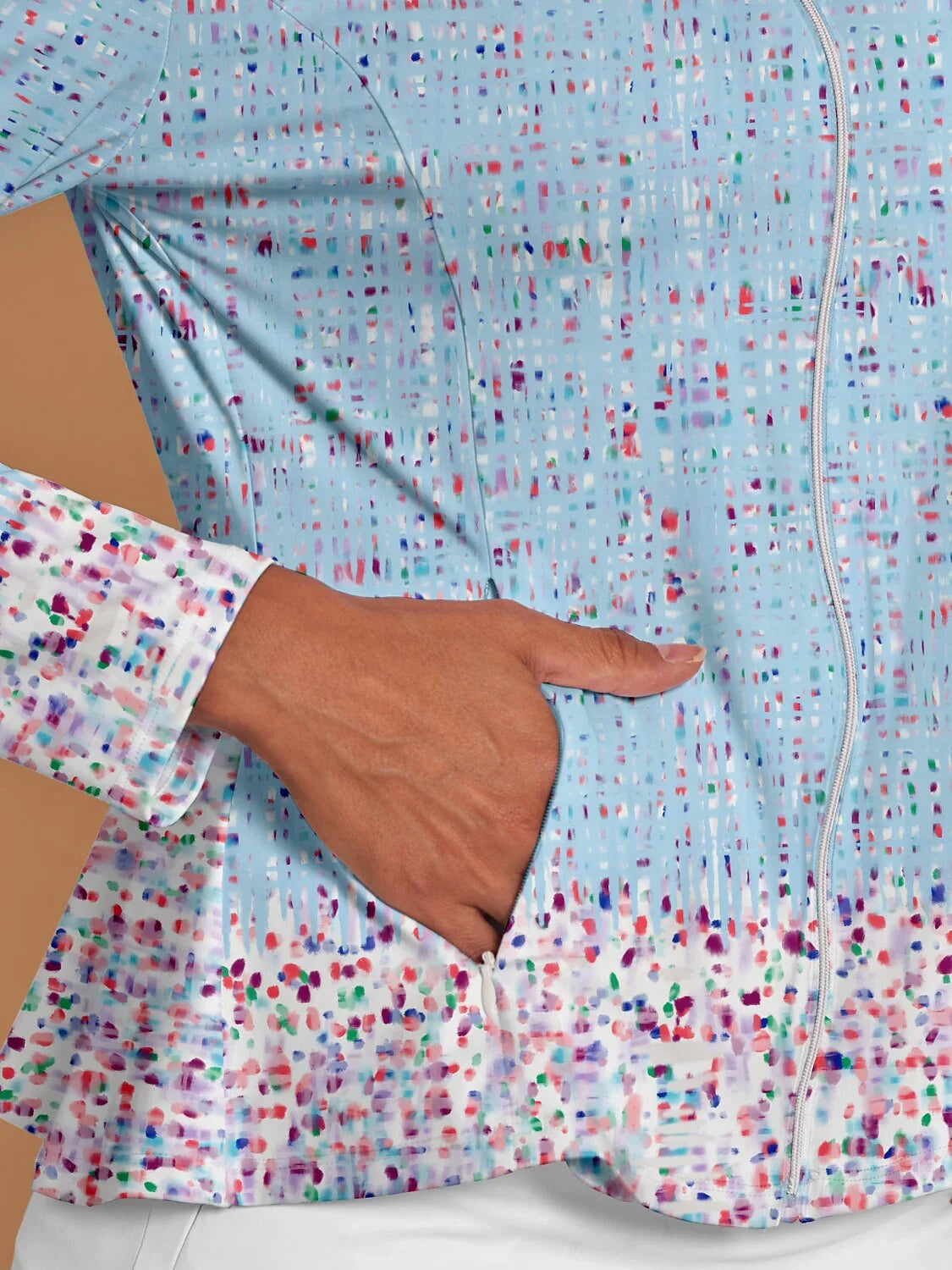 Hyper-prep Chaqueta de Golf con Volantes Protección Solar