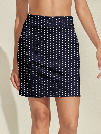 Hyper-prep Silky Falda-pantalón de cintura alta de 19 pulgadas UPF50+