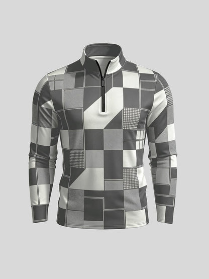 Not So Classic Men's Golf Shirt Quarterzip UPF50+