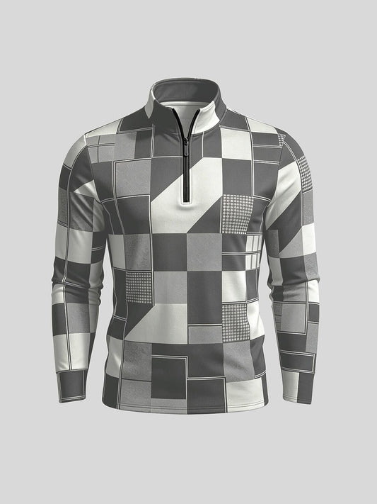 Not So Classic Men's Golf Shirt Quarterzip UPF50+