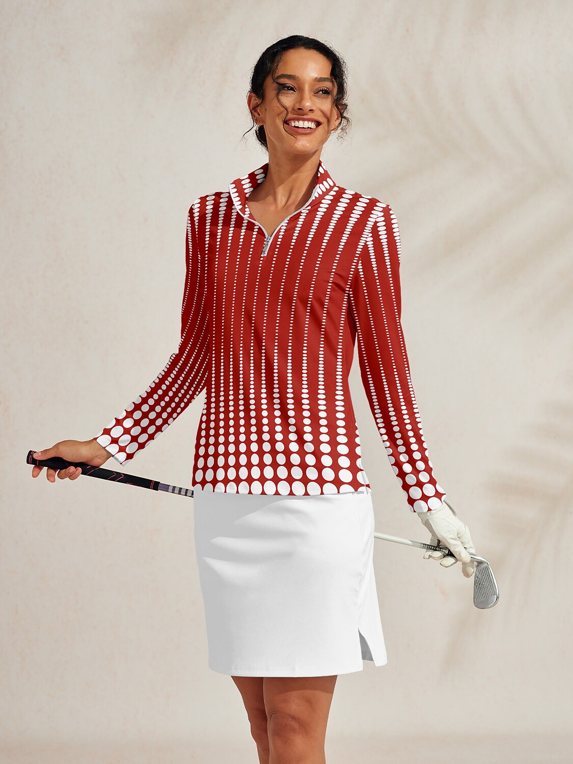 Hyper-prep Golf Shirt Quarterzip UPF50+